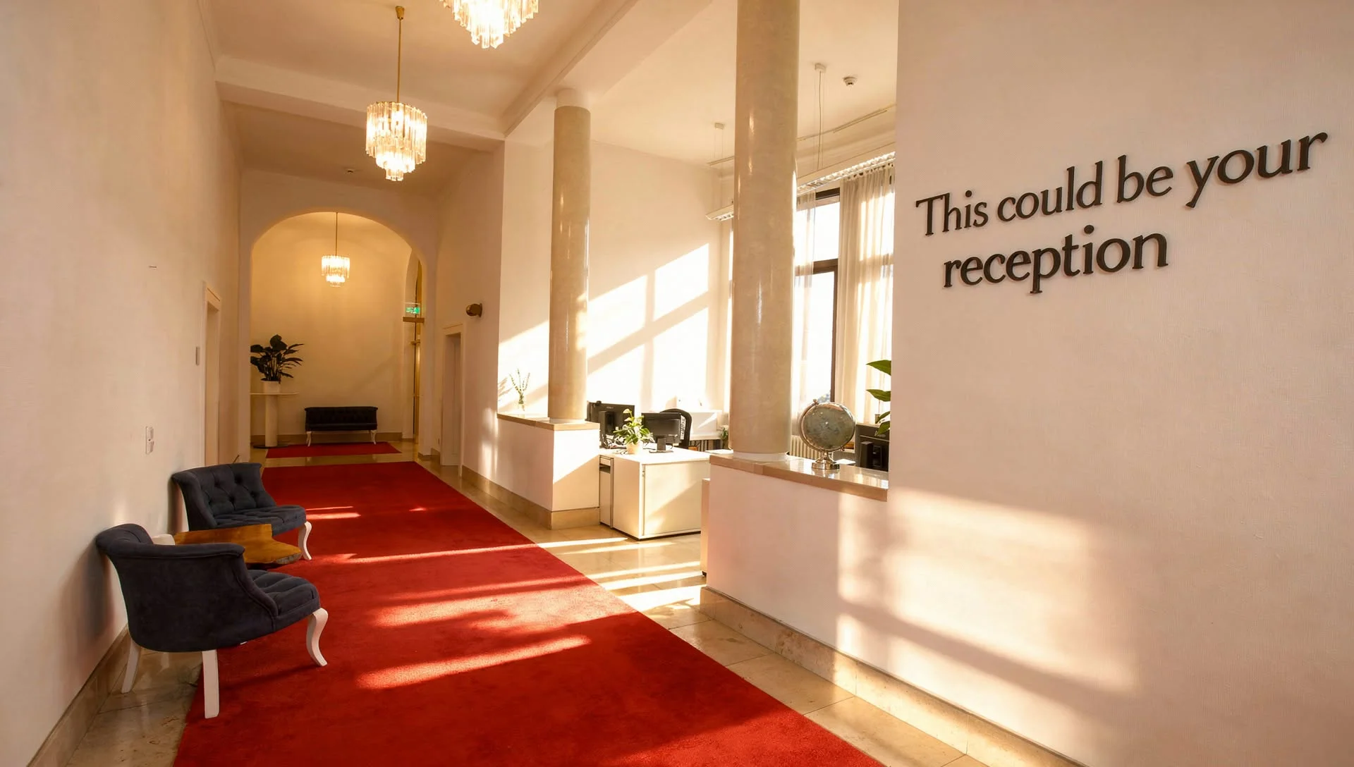 Empfang im Businesscenter Mannheim – This could be your reception